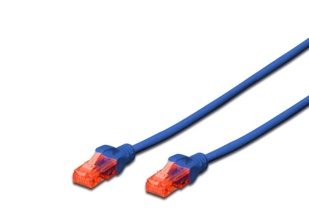 CAT 6 U-UTP patch cable, Cu, LSZH AWG 26/7, length 2 m, blue