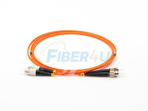 ST-ST OM2 MM Duplex PatchCord Front