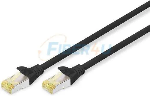 CAT6A S-FTP Ethernet Kablosu Siyah resmi