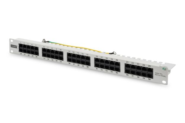 Picture of Loaded Patch Panel ISDN 50 Port