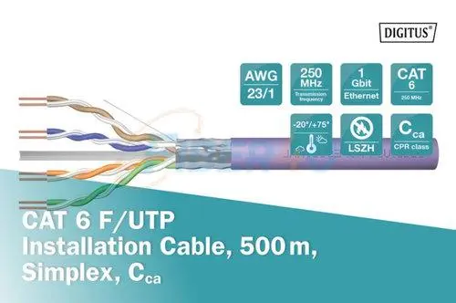 DIGITUS CAT6 F-UTP Data Kablo resmi