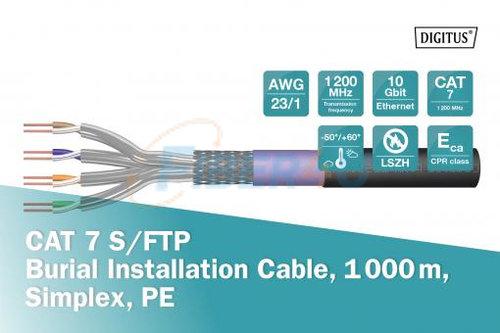 DIGITUS CAT7 S-FTP Data Kablo Dış Ortam resmi