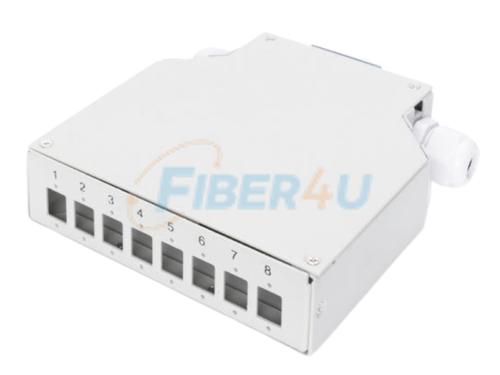 Picture of DIN Rail Termination Box 8 SC Simplex