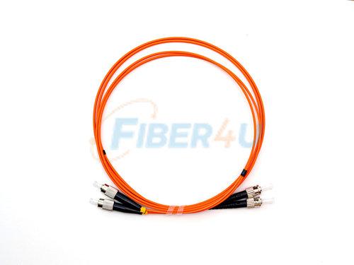 FC-ST OM2 MM Duplex PatchCord Side