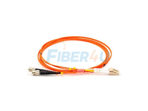 ST-LC OM2 MM Duplex PatchCord Front