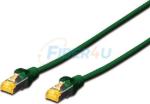 CAT6A S-FTP Ethernet Kablosu Yeşil 1 Metre resmi