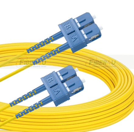SC/UPC SC/UPC SM 9/125µ Single Mode Duplex Fiber Optic Patch Cord / Jumper SC/UPC SC/UPC SM Duplex PatchCord
