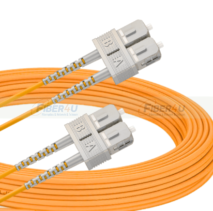 SC SC OM1 62,5/125µ MultiMode Duplex Fiber Optic Patch Cord / Jumper SC SC OM1 MM Duplex PatchCord