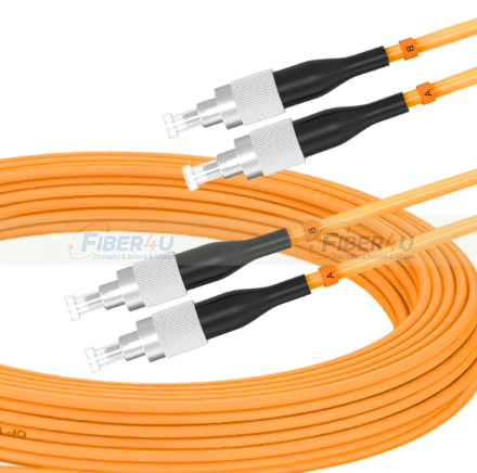 FC-FC OM1 62,5/125µ MultiMode Duplex Fiber Optik Patch Cord FC-FC OM1 MM Duplex PatchCord