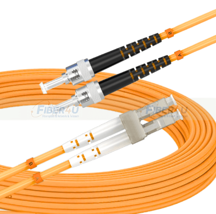 ST-LC OM2 50/125µ MultiMode Duplex Fiber Optik Patch Cord ST-LC OM2 MM Duplex PatchCord