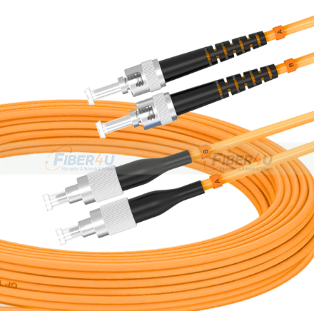 FC-ST OM2 50/125µ MultiMode Duplex Fiber Optik Patch Cord FC-ST OM2 MM Duplex PatchCord