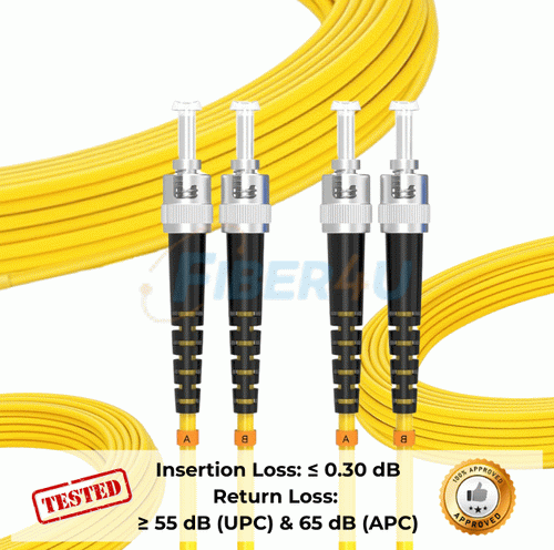 ST/APC-ST/APC SM Duplex PatchCord Test