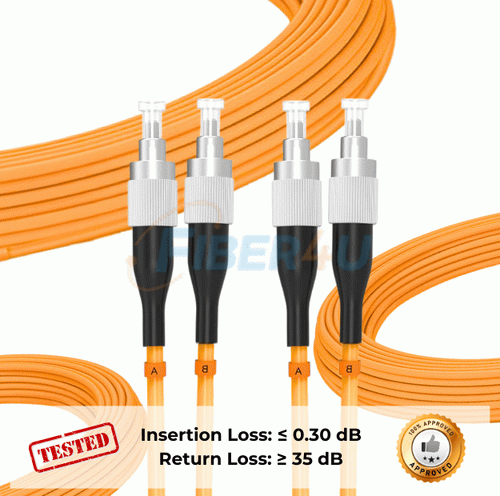 FC-FC OM2 MM Duplex PatchCord Test