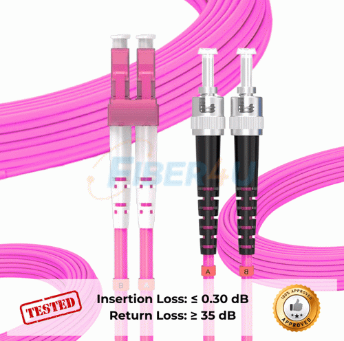 LC-ST OM4 MM Duplex PatchCord Test