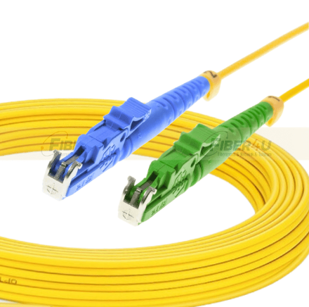 E2000/APC-E2000/UPC SM 9/125µ Single Mode Simplex Fiber Optik Patch Cord E2000/APC-E2000/UPC SM Simplex