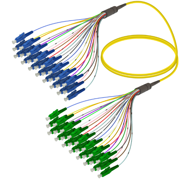Fanout Kablo LC/UPC-LC/APC 24 Fiber SM  resmi