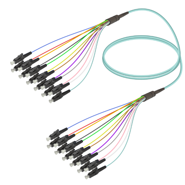 Picture of Fanout Kablo LC/UPC-LC/UPC 12 Fiber MM OM3 