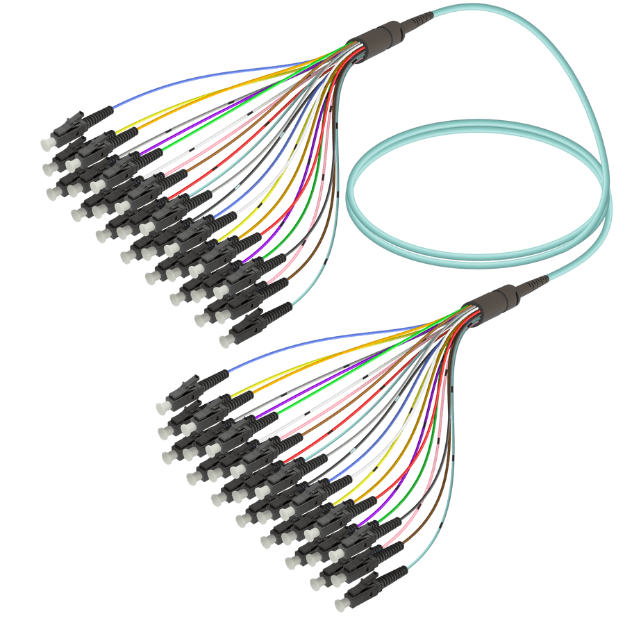 Picture of Fanout Kablo LC/UPC-LC/UPC 24 Fiber MM OM3 