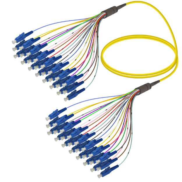 Fanout Kablo LC/UPC-LC/UPC 24 Fiber SM  resmi