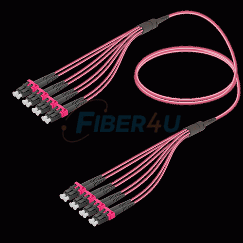 Fanout Kablo LC/UPC-LC/UPC 8 Fiber MM OM4  resmi