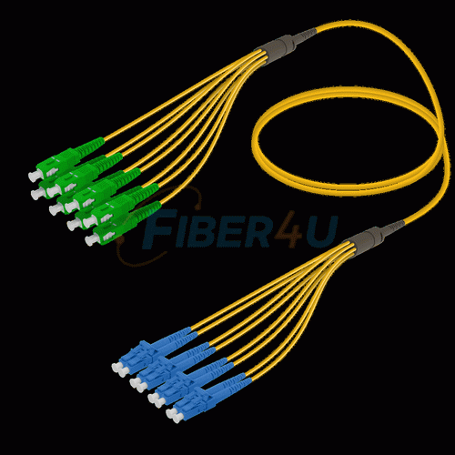 Fanout Kablo SC/APC-LC/UPC 8 SM  resmi