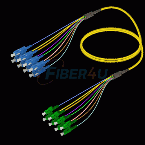 Fanout Kablo SC/UPC-LC/APC 8 SM  resmi