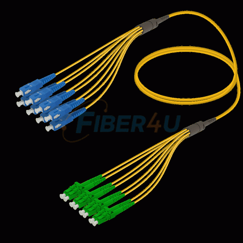 Fanout Kablo SC/UPC-LC/APC 8 SM  resmi