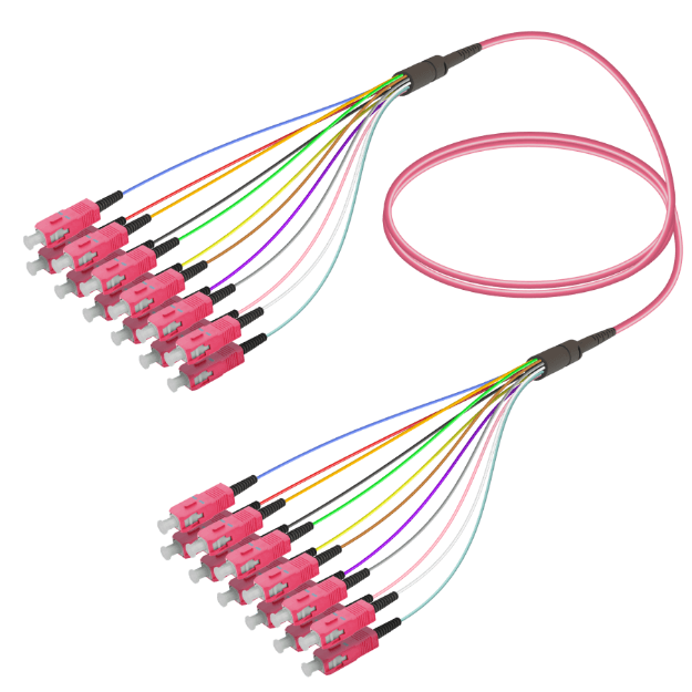 Picture of Fanout Kablo SC/UPC-SC/UPC 12 MM OM4 