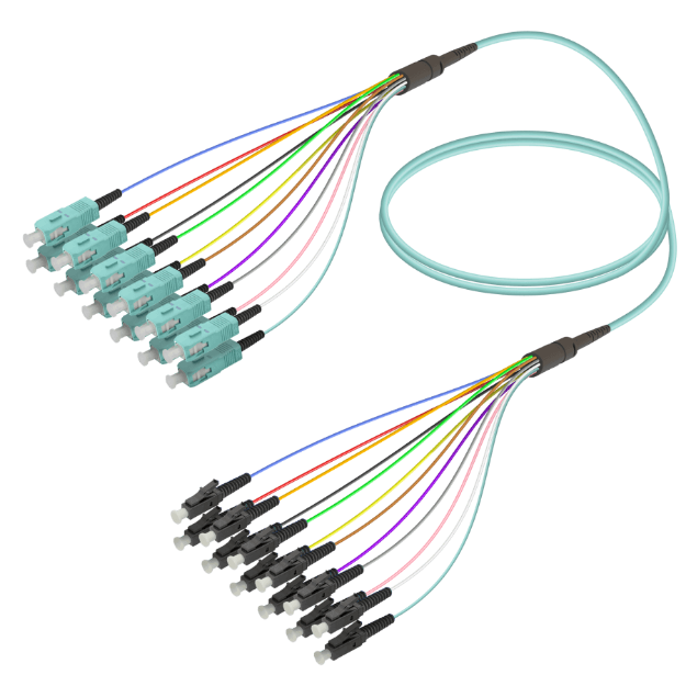 Picture of Fanout Kablo SC/UPC-LC/UPC 12 MM OM3 