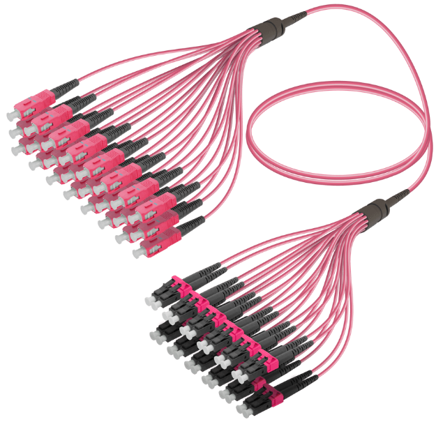 Picture of Fanout Kablo SC/UPC-LC/UPC 24 MM OM4 