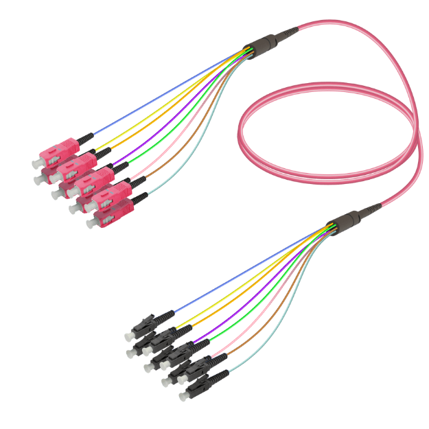 Picture of Fanout Kablo SC/UPC-LC/UPC 8 MM OM4 