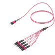 MPO Patchcord Male-LC/UPC Base-8 MM OM4  resmi