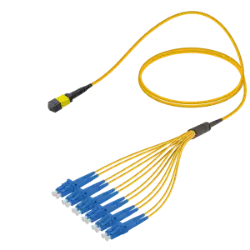 MPO Fiber Kablo Female-LC/UPC Base-12 SM  resmi