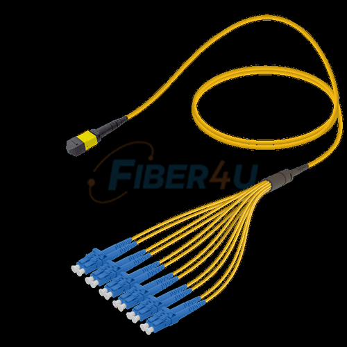 Picture of MPO Fiber Kablo Female-LC/UPC Base-12 SM 