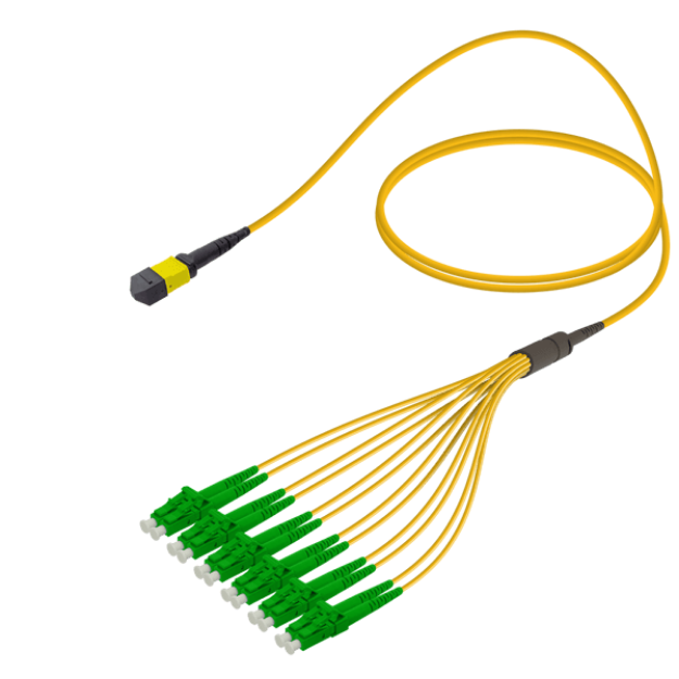 Picture of MPO Fiber Kablo Female-LC/APC Base-12 SM 