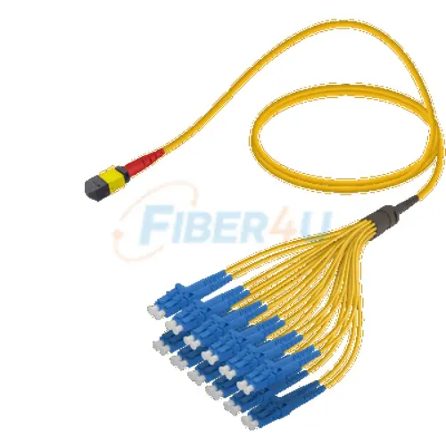 Picture of MPO Fiber Kablo Female-LC/UPC Base-24 SM 
