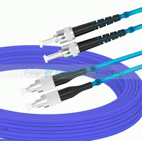 Zırhlı FC-ST OM2 MM Duplex PatchCord resmi
