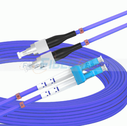Zırhlı LC-FC OM4 MM Duplex PatchCord resmi