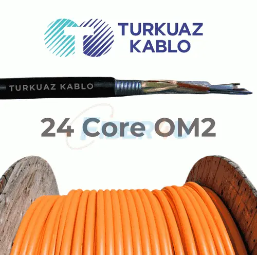 Picture of 24 Core Fiber Optik Kablo Multi Mode OM2 Çok Tüplü