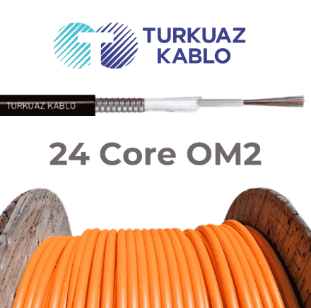 24 Core Fiber Optik Kablo Multi Mode OM2 Tek Tüplü için detayları göster 24 Core Fiber Optik Kablo Multi Mode OM2 Tek Tüplü resmi