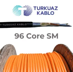 96 Core Fiber Optik Kablo Single Mode  resmi