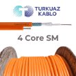 Askı Telli 4 Core Fiber Kablo SM resmi