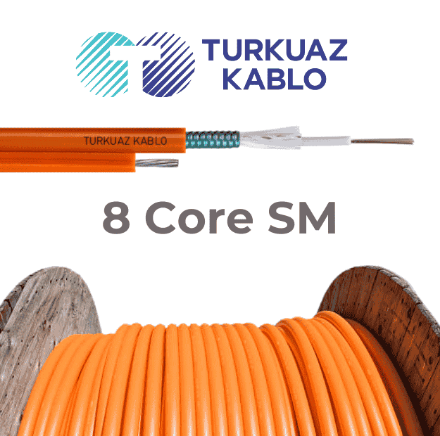 Askı Telli 8 Core Fiber Kablo SM için detayları göster Askı Telli 8 Core Fiber Kablo SM resmi