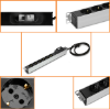 Picture of 6xDIN49440 Surge Protected 1U Power Strip (Horizontal)