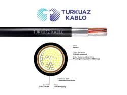 TURKUAZ Gömülebilen Zırhsız Telefon Kablosu resmi