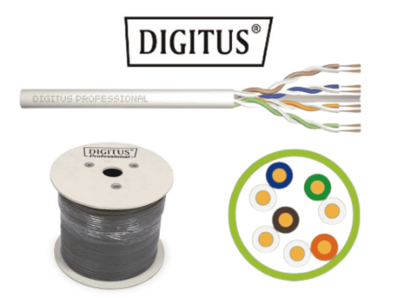 DIGITUS CAT6 U-UTP Data Kablo için detayları göster DIGITUS CAT6 U-UTP Data Kablo resmi