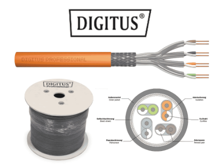 DIGITUS CAT7 S-FTP Data Kablo için detayları göster DIGITUS CAT7 S-FTP Data Kablo resmi