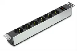 PDU Rack Priz – 6xSchuko Parafudrlu resmi