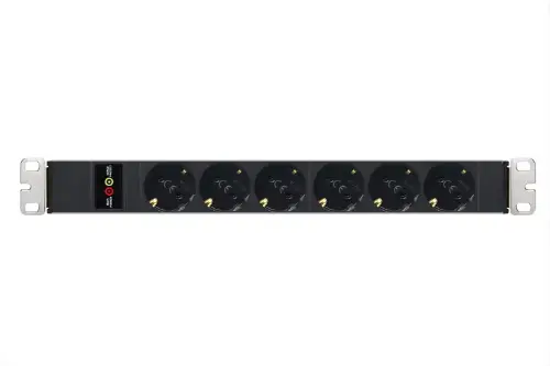 PDU Rack Priz – 6xSchuko Parafudrlu resmi