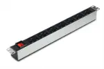 PDU Rack Priz – 6xUK Tip Anahtarlı resmi